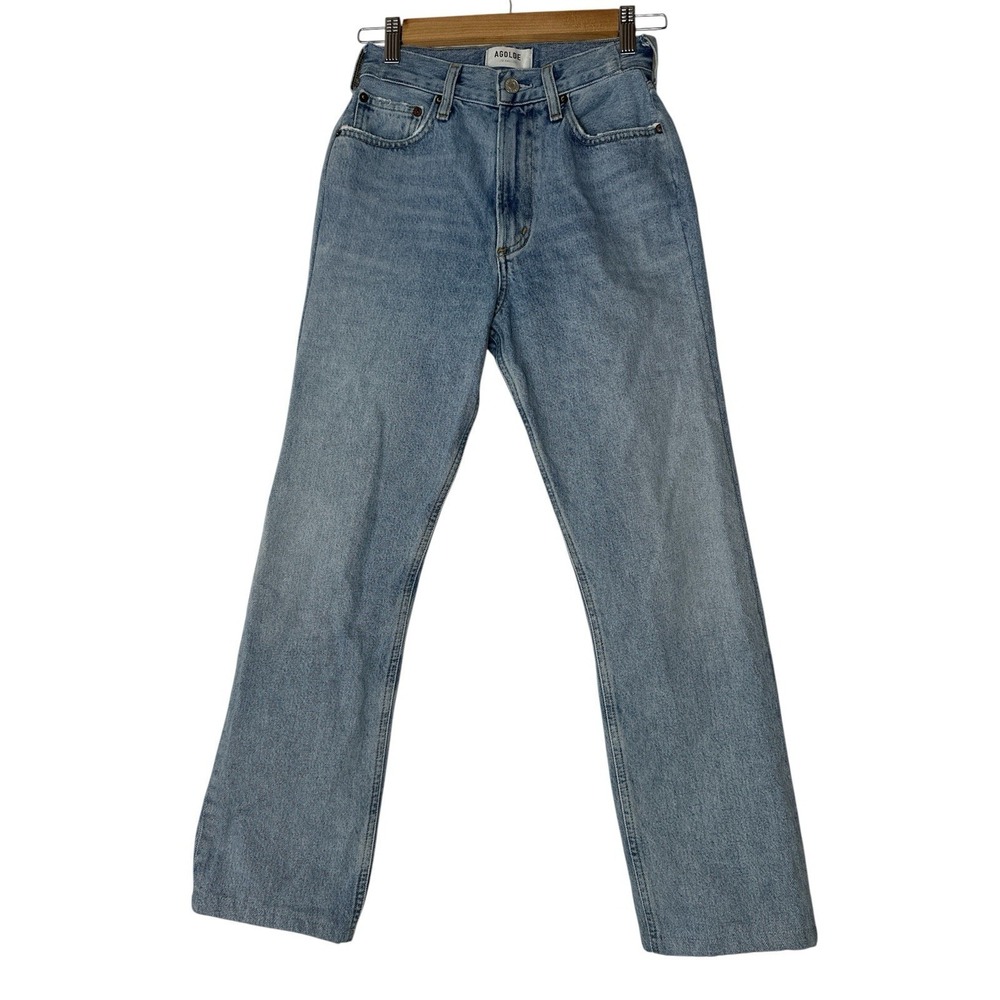 AGOLDE Jeans Women's Size 24 Blue Tailored Classic Straight
